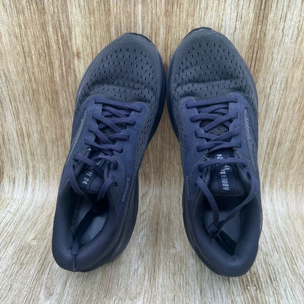 Brooks Adrenaline GTS 24 Women's Size 8.5 Black Running Shoes 1204261B020